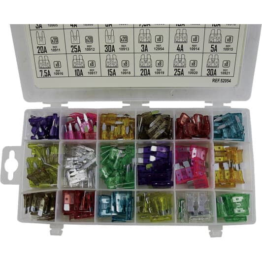 Набор предохранителей JBM 52054 FTL FN midi (normal) + mini 252 шт.