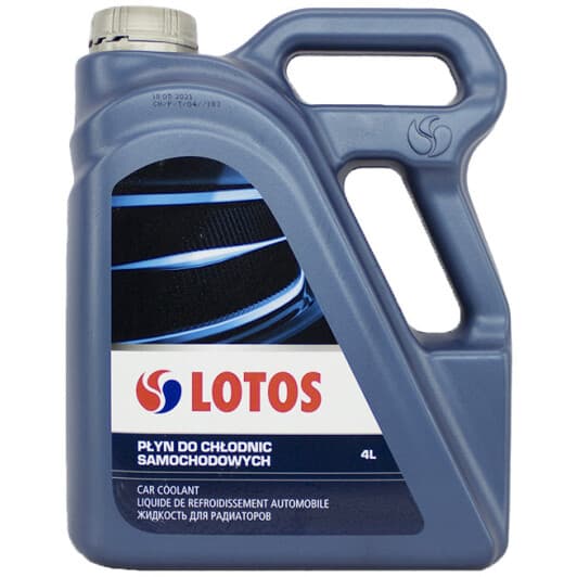 LOTOS Car Coolant G11 синий -35 °C, 4 л готовый антифриз