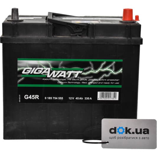 Аккумулятор Gigawatt 6 CT-45-R 0185754555
