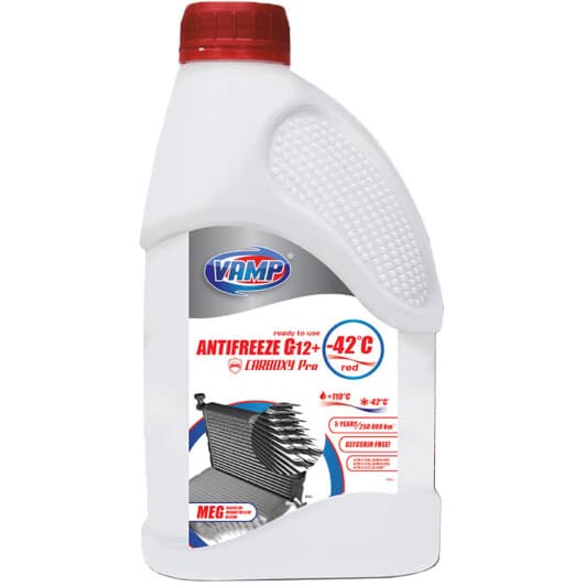 VAMP Carboxy Pro G12+ красный -42 °C готовый антифриз