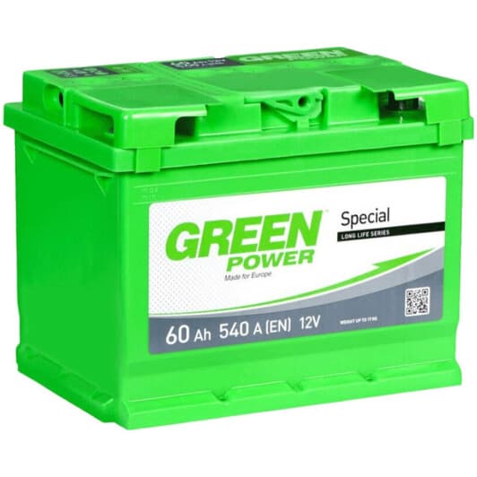 Аккумулятор Green Power 6 CT-60-L Special 22359