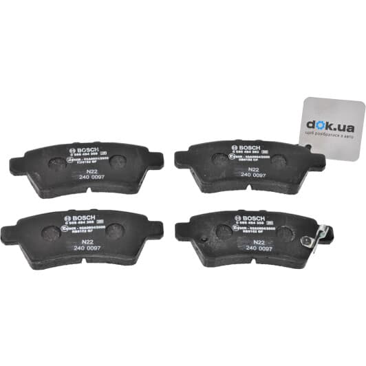 0 986 494 369 Bosch Гальмівні колодки для Nissan Pathfinder