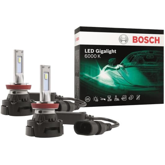 Автолампа Bosch LED Gigalight H4 P43t 30 W 1987301554