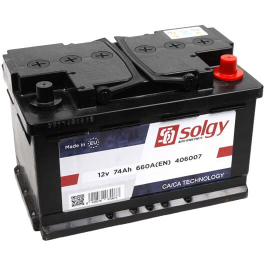 Акумулятор Solgy 6 CT-74-R 406007