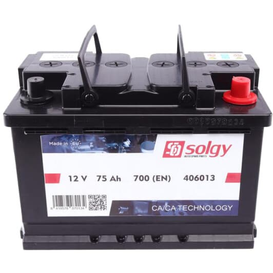Аккумулятор Solgy 6 CT-75-R 406013
