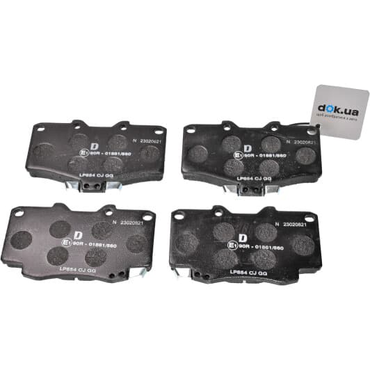 LP854 Delphi Тормозные колодки