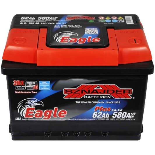 Аккумулятор SZNAJDER 6 CT-62-R Plus 56298