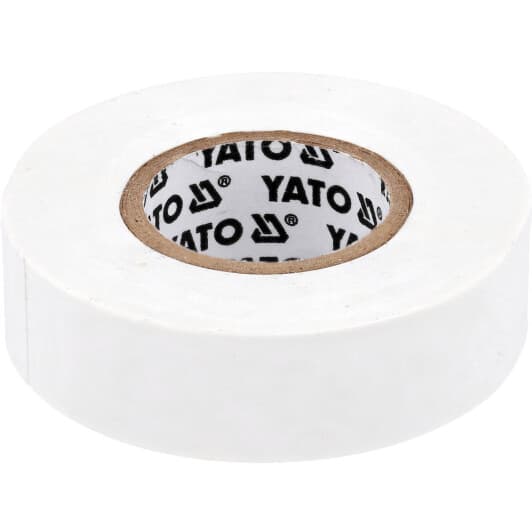 Изолента Yato YT-81656 белый ПВХ