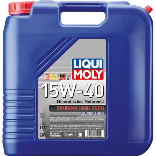 Liqui Moly Touring High Tech Super SHPD 15W-40 моторное масло