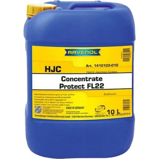 Ravenol HJC Protect FL22 G11 зеленый 10 л концентрат антифриза