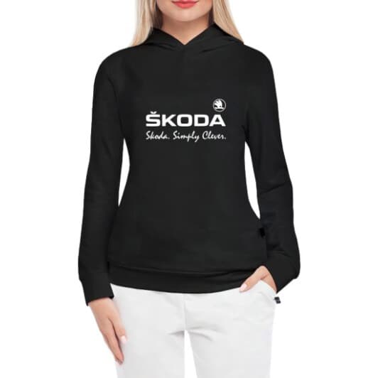 Кенгурушка женская Globuspioner Skoda Simply Clever спереди чёрный