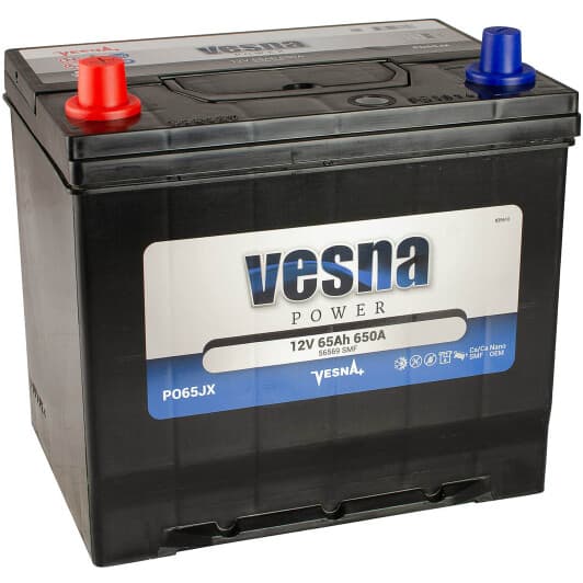 Аккумулятор Vesna 6 CT-65-L Power 415965