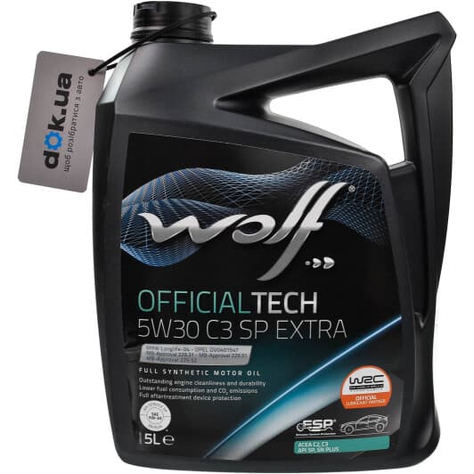 Wolf Officialtech C3 SP Extra 5W-30 (5 л) моторна олива