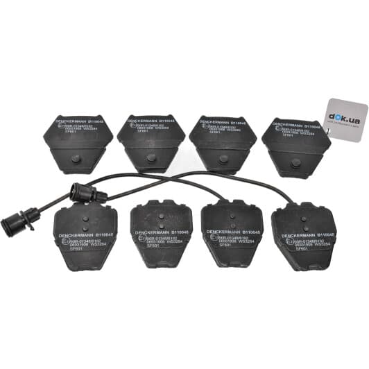 B110045 Denckermann Гальмівні колодки