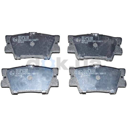 ADT342168 Blue Print Гальмівні колодки