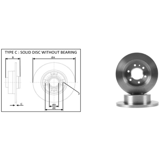 61320ap Applus Тормозной диск