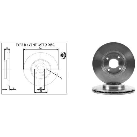 61415ap Applus Тормозной диск