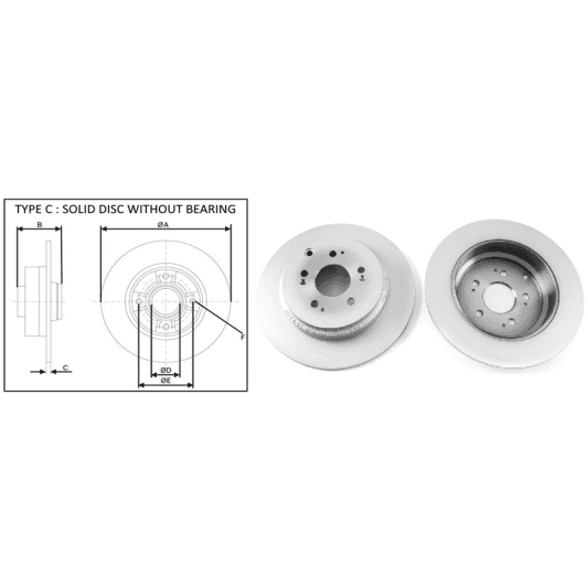 61674AP Applus Тормозной диск