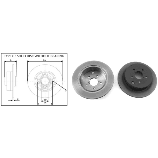 61677AP Applus Тормозной диск