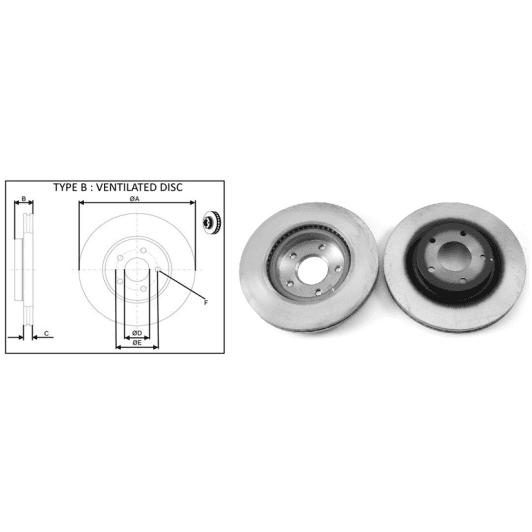 61708AP Applus Тормозной диск