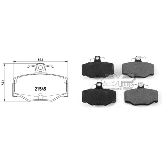 71276baap Applus Тормозные колодки для Nissan Primera