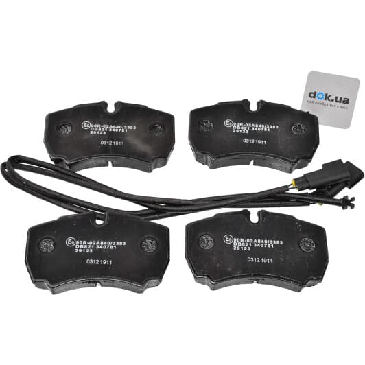 FO912581 Fomar Тормозные колодки