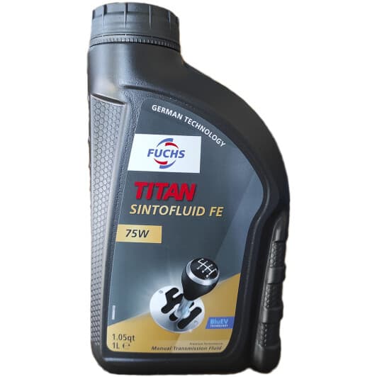 Трансмісійна олива Fuchs Titan Sintofluid FE GL-4 75W синтетична
