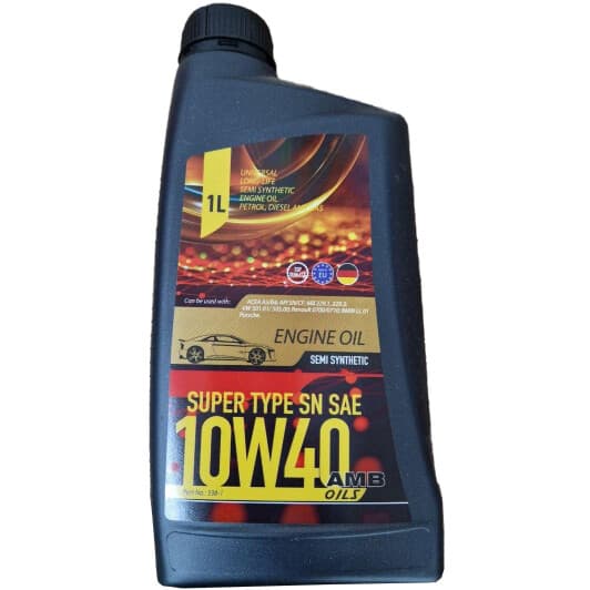 AMB Super Type SN 10W-40 (1 л) моторна олива