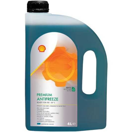 Shell Premium 774 C/P G11 синий -38 °C, 4 л (PBC74B) готовый антифриз