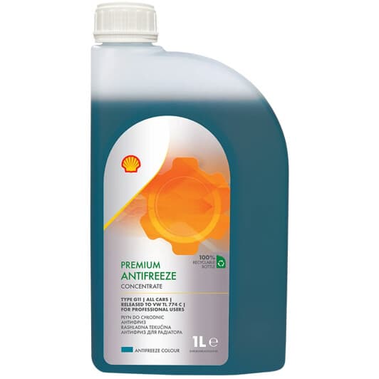 Shell Premium 774 C/P G11 синий 1 л (PBC72F) концентрат антифриза