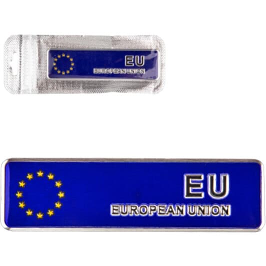 Наліпка Vitol Прапор з написом EU European Union