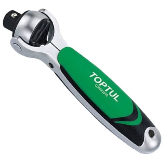 Трещотка Toptul CJNM1616 с шарниром 1/2" 72 зубца 160 мм