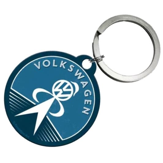 Брелок Nostalgic art Service Maniki з логотипом Volkswagen синій + білий 48020