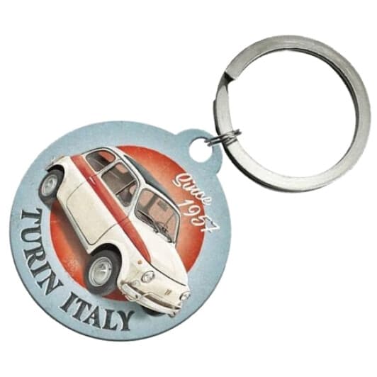 Брелок Nostalgic art 500 Turin черный + синий 48050