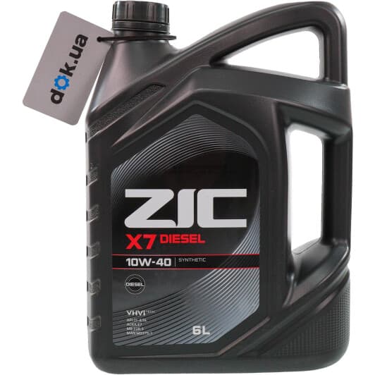 ZIC X7 Diesel 10W-40 (6 л) моторное масло