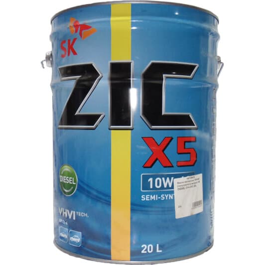 ZIC X5 Diesel 10W-40 (20 л) моторна олива