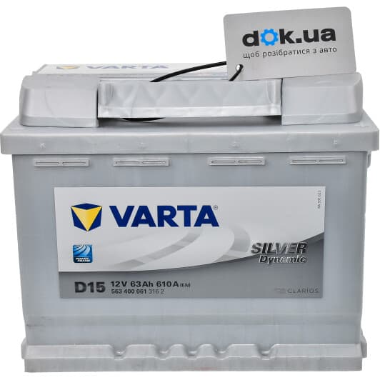 Аккумулятор Varta 6 CT-63-R Silver Dynamic 563400061