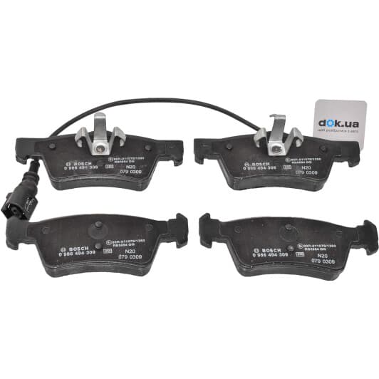0 986 494 309 Bosch Тормозные колодки