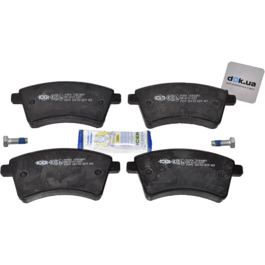 181854 Icer Гальмівні колодки для Renault Kangoo