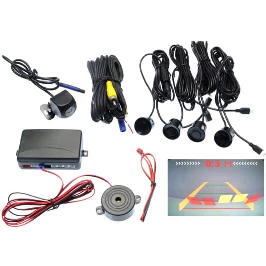 Парктроник Baxster VPR-4777-03 черный 4 шт.