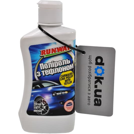 Полироль для кузова Runway Carnauba Car Polish With Teflon