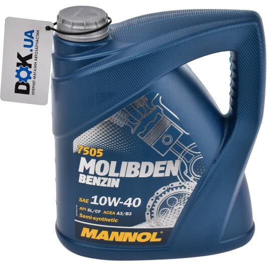 Mannol Molibden Benzin 10W-40 моторное масло
