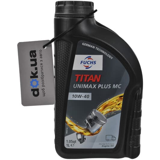 Fuchs Titan Unimax Plus MC 10W-40 (1 л) моторное масло
