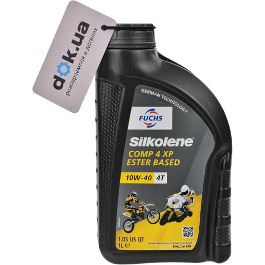 Моторна олива 4Т Fuchs Silkolene Comp 4 XP 10W-40 синтетична