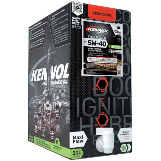 Kennol Endurance 5W-40 (20 л) моторное масло