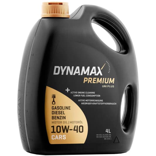 Dynamax Premium Uni Plus 10W-40 (4 л) моторное масло