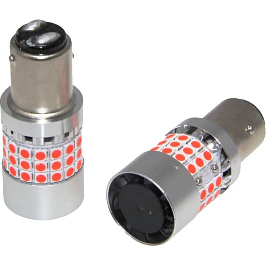 Автолампа QLine Canbus P21/5W BAY15d 28 W червона 34938