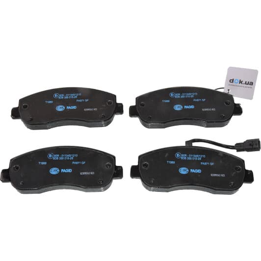 8DB 355 015-291 Hella Pagid Тормозные колодки