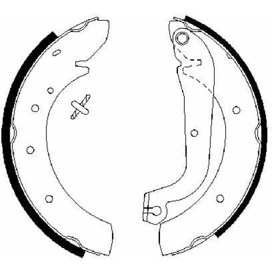 0 986 487 313 Bosch Тормозные колодки