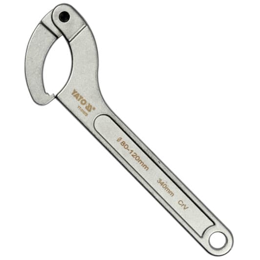 Ключ шліцьовий Yato YT-01673 I-подібний 80-120 мм з шарніром